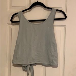 Lululemon tie-back top